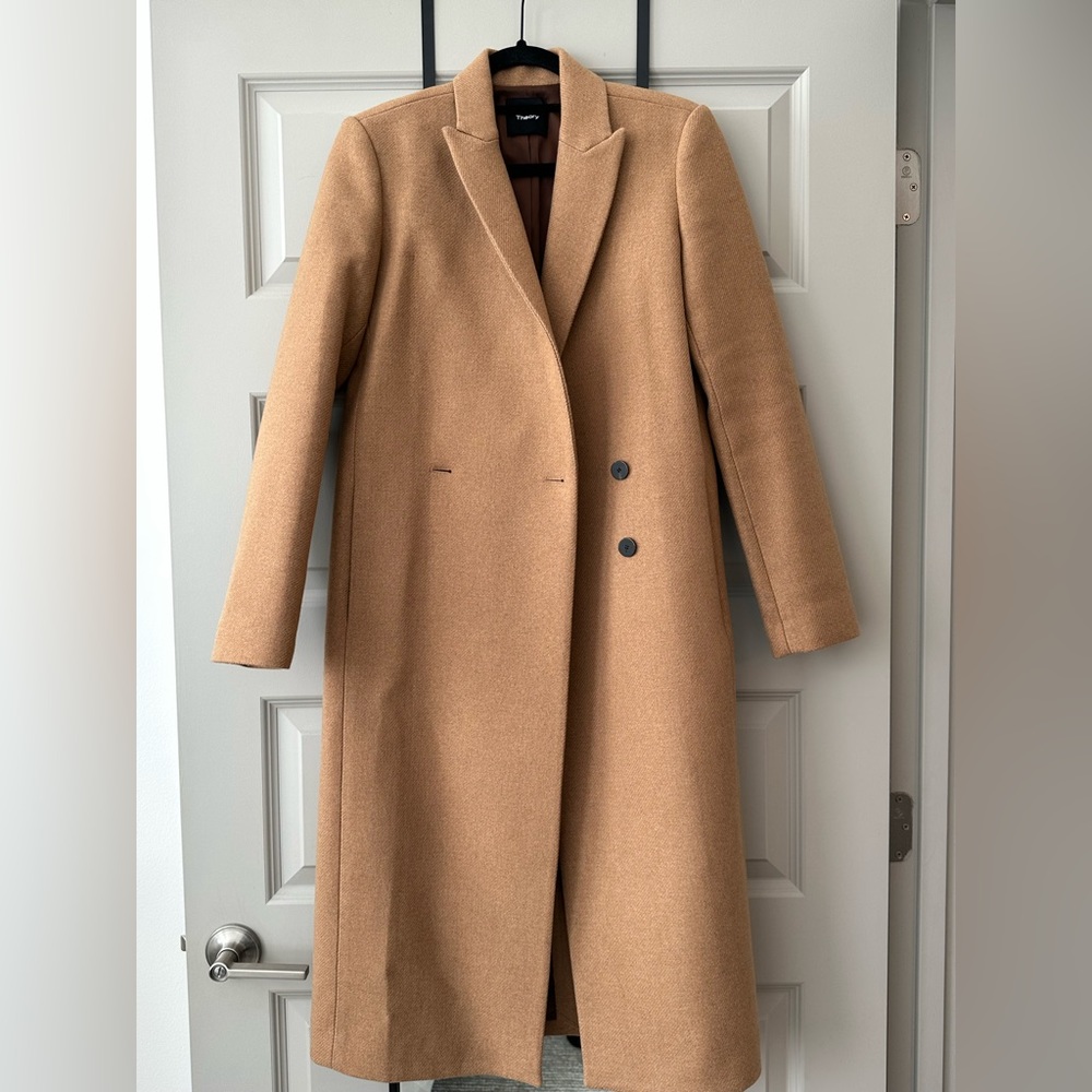 Theory City Coat | Theory Camel Coat